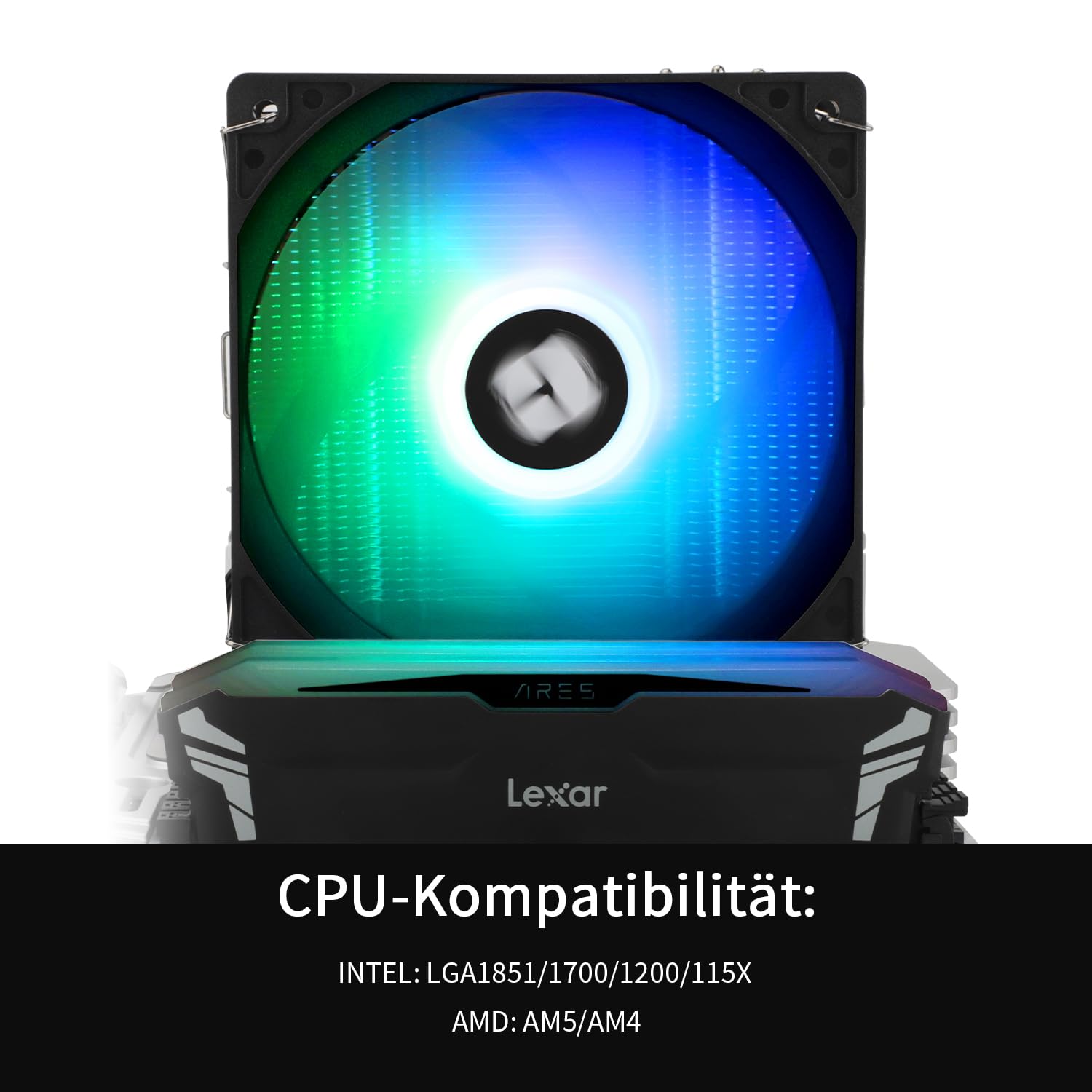 Thermalright Burst Assassin 120 SE ARGB CPU, 6 heatpipes, TL-C12C PWM Quiet Fan CPU Cooler con velocità 1550RPM, per AM4/AM5, Intel LGA1851/1700/1150/1151/1200, PC Cooler
