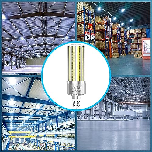 Duutoo 240W Led Corn Light Bulbs 5000K Daylight 1100Watts Equivalent 34200Lumens E39 Mogul Base Large Area Lamps 110V Commercial Lighting Fixture For Factories Storehouse Shopping Mall Supermarket Gym #TOP6