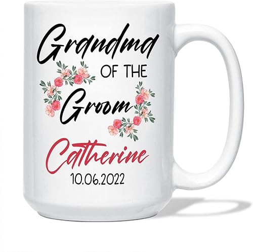 Vista 72 de Regalo personalizado para hermana del novio, taza de hermana del novio, taza de boda personalizada para hermana del novio, regalo de boda para Taza