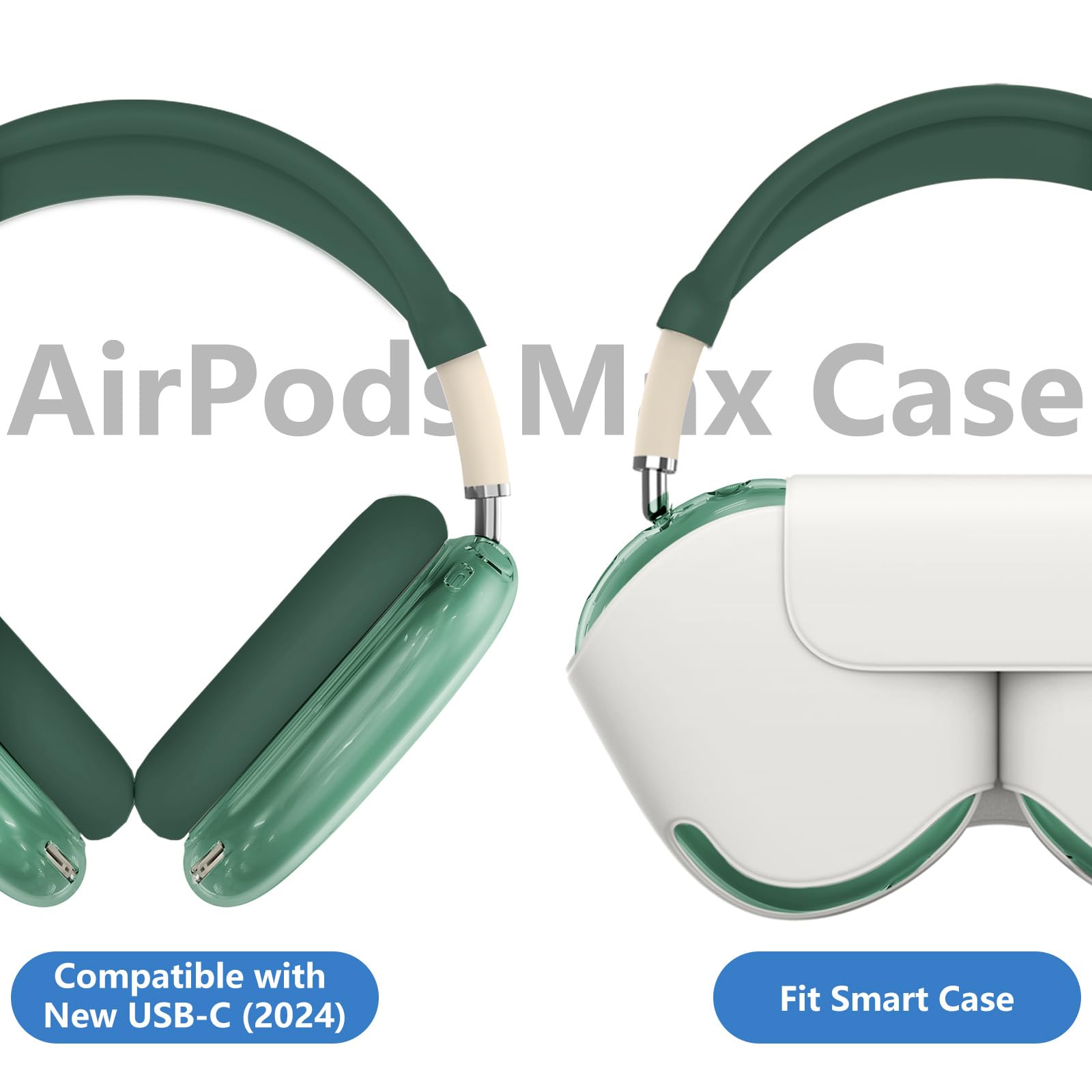 Amazon.com: for AirPods Max 2/1 Case Cover, Ear Pad Case Cover/Ear
