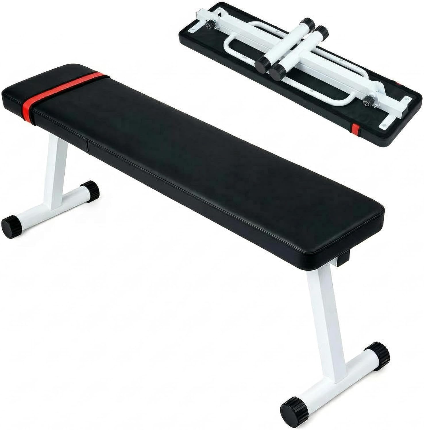 Adjustable Weight Bench, Foldable Flat Incline Decline Workout Bench & All-in-One Home Gym Training Station, Multi-Style & Weight Capacity Optional for Full Body Strength Training