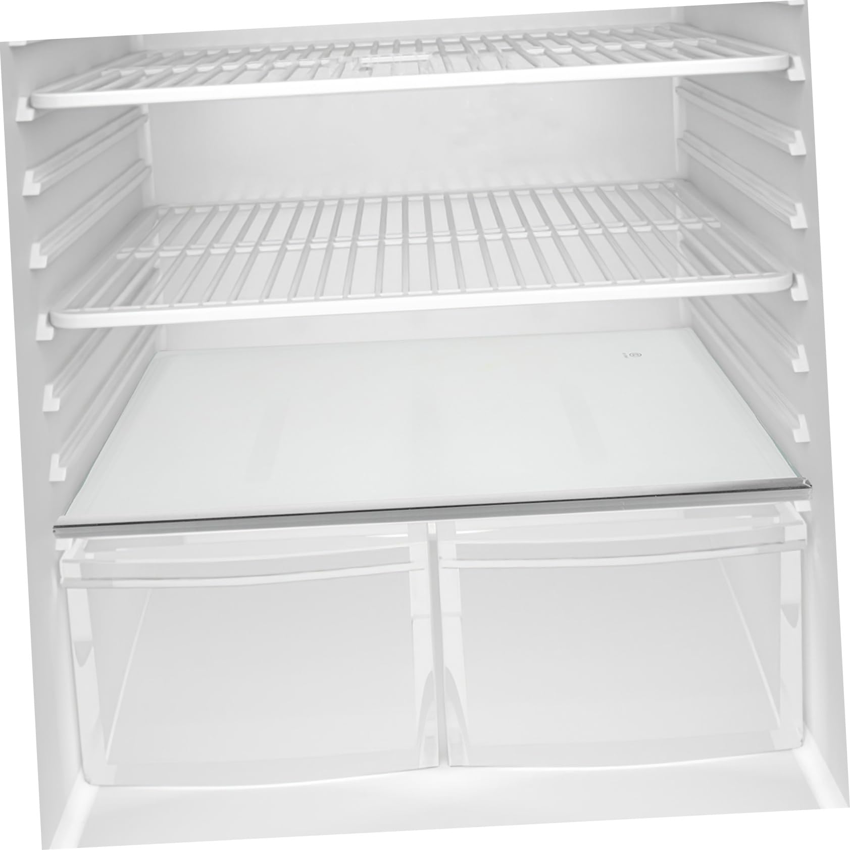 Zerodeko Estante de Vidrio para Frigorífico 30X27 CM Alta Capacidad de Carga y Visibilidad Transparente para Organización Moderna