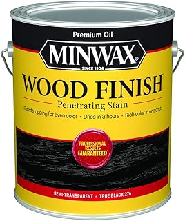 Minwax 711510000 Wood Finish True Black Gallon