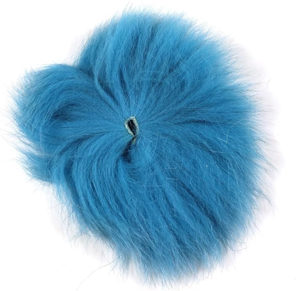 14-Piece 14-Color Fox Tail Hair for Fly Tying - Suitable for Tying Tube Flies, Streamer Flies & Jigs, Ultra-Fine Arctic Fox Tail Segments