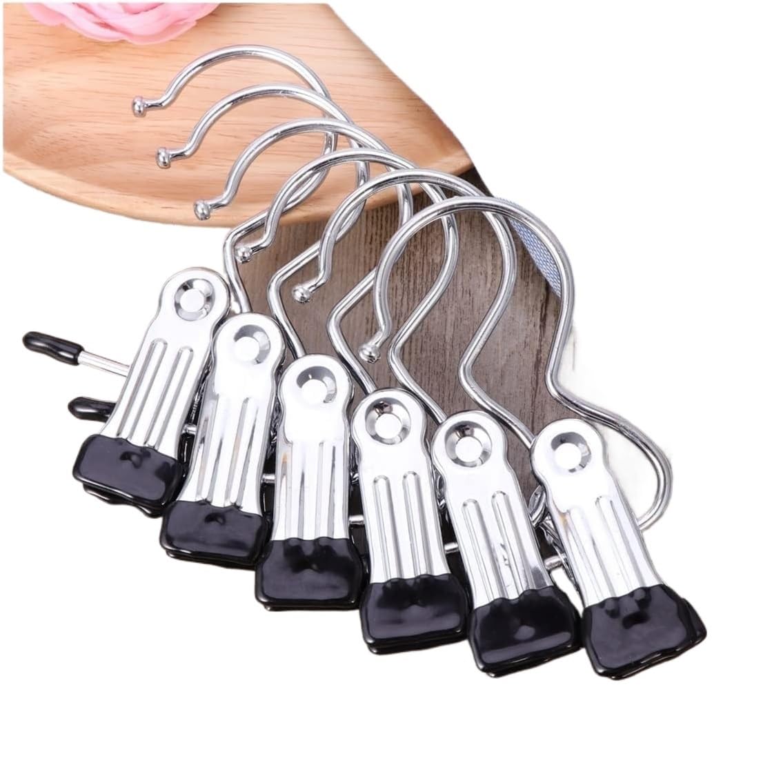 Mollette per stendere i panni 12 pezzi gancio for bucato portatile mollette for appendere i vestiti in acciaio inossidabile