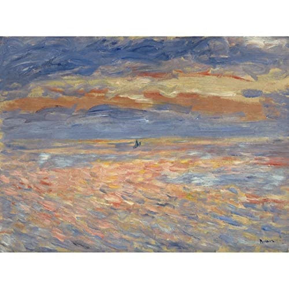 Artery8 Pierre Auguste Renoir Sunset 1879 Or 1881 Painting Unframed Wall Art Print Poster Home Decor Premium