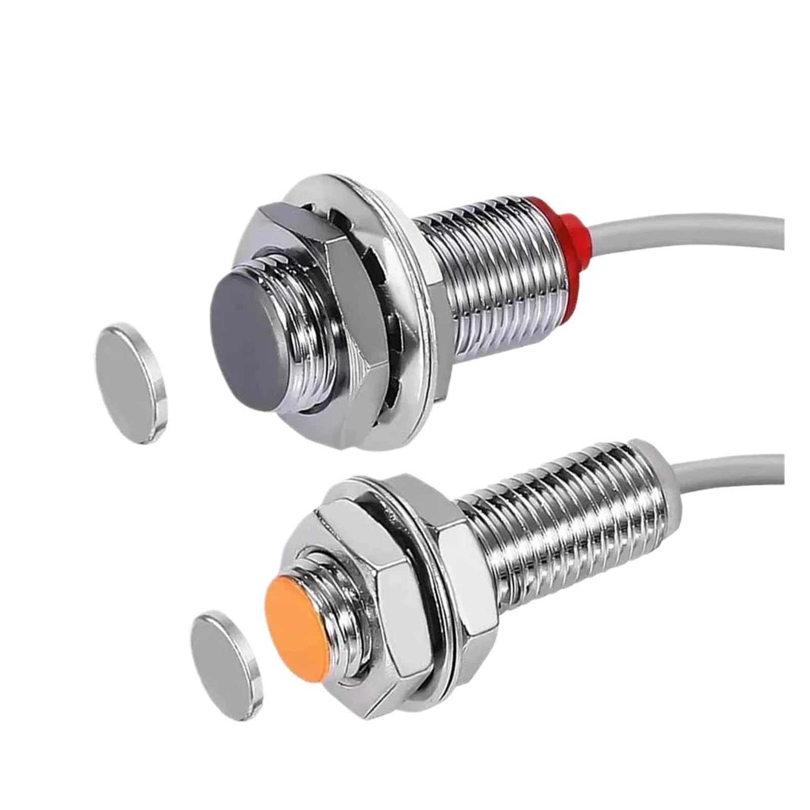 RCGKNNMUZ Switch NJK Proximity inductive Sensor M8 M12 M18 NPN/PNP NO/NC 24V Hall Effect Proximity Sensor(NJK-5002,NPN NO)