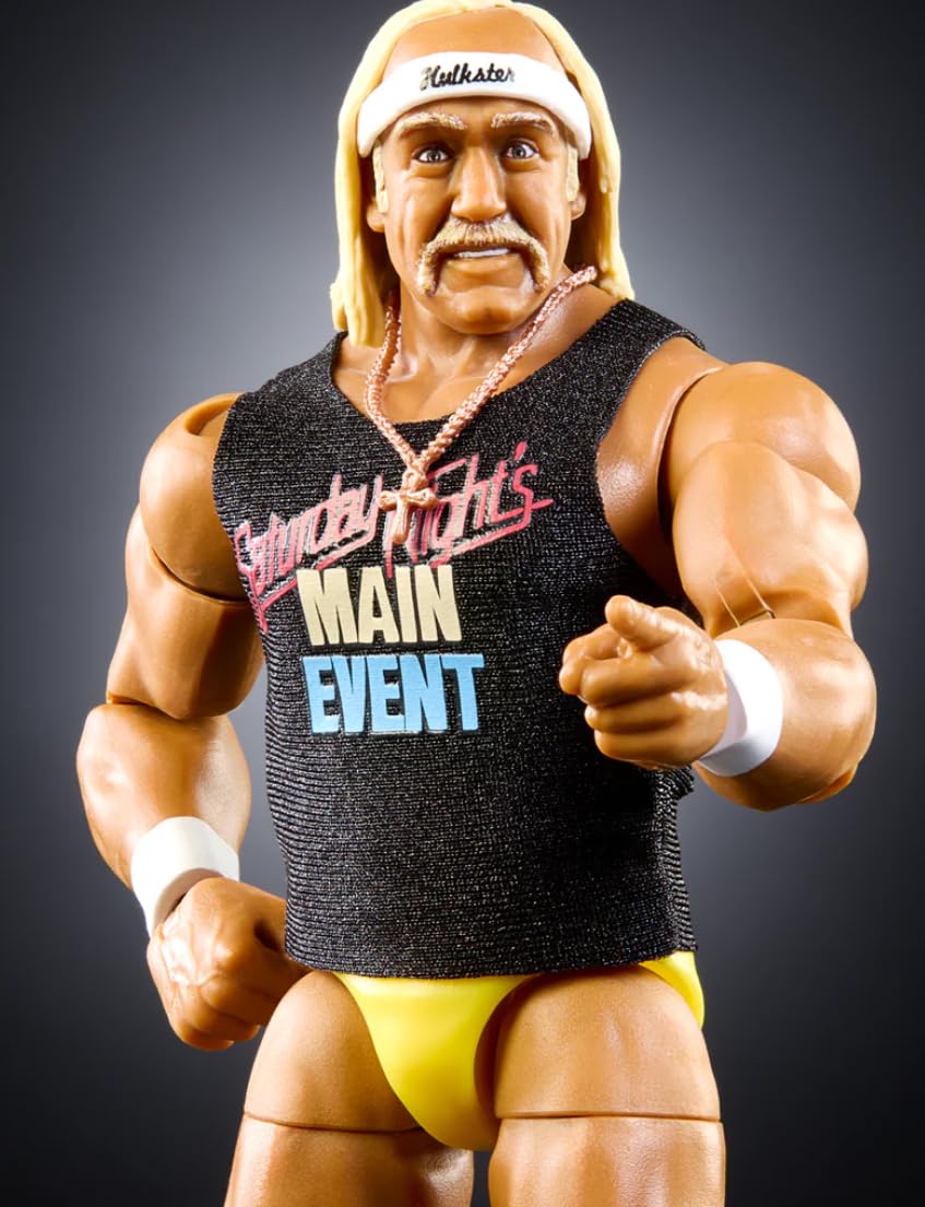WWE Hulk Hogan Mattel Elite Collection Saturday Nights Main Event Series 1 Wrestling Action Figure Toy Wrestler