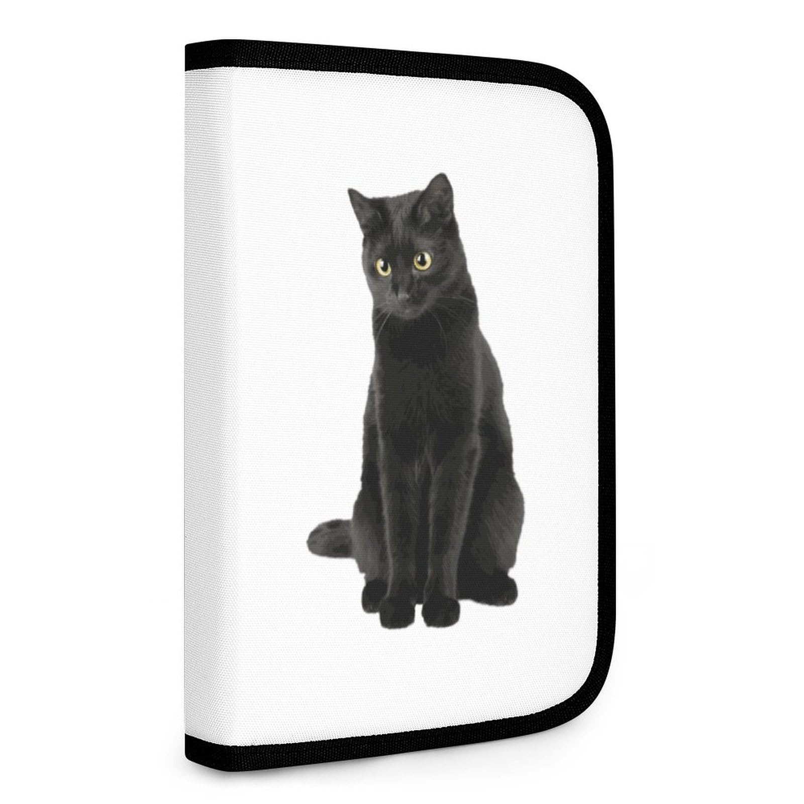 Amazon.co.jp: 母子手帳ケース 猫柄 ねこ 黒猫 かわいい ネコ マルチ 