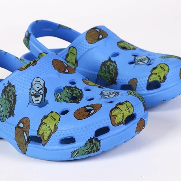 Zoccoli Per Bambini Spidey In EVA - Colore Rosso, Comodi E Divertenti