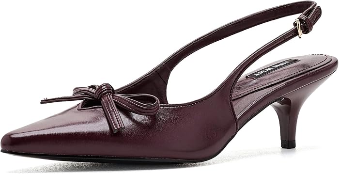 Туфли Nine West Lyrical, цвет: Бордовый — фото 1