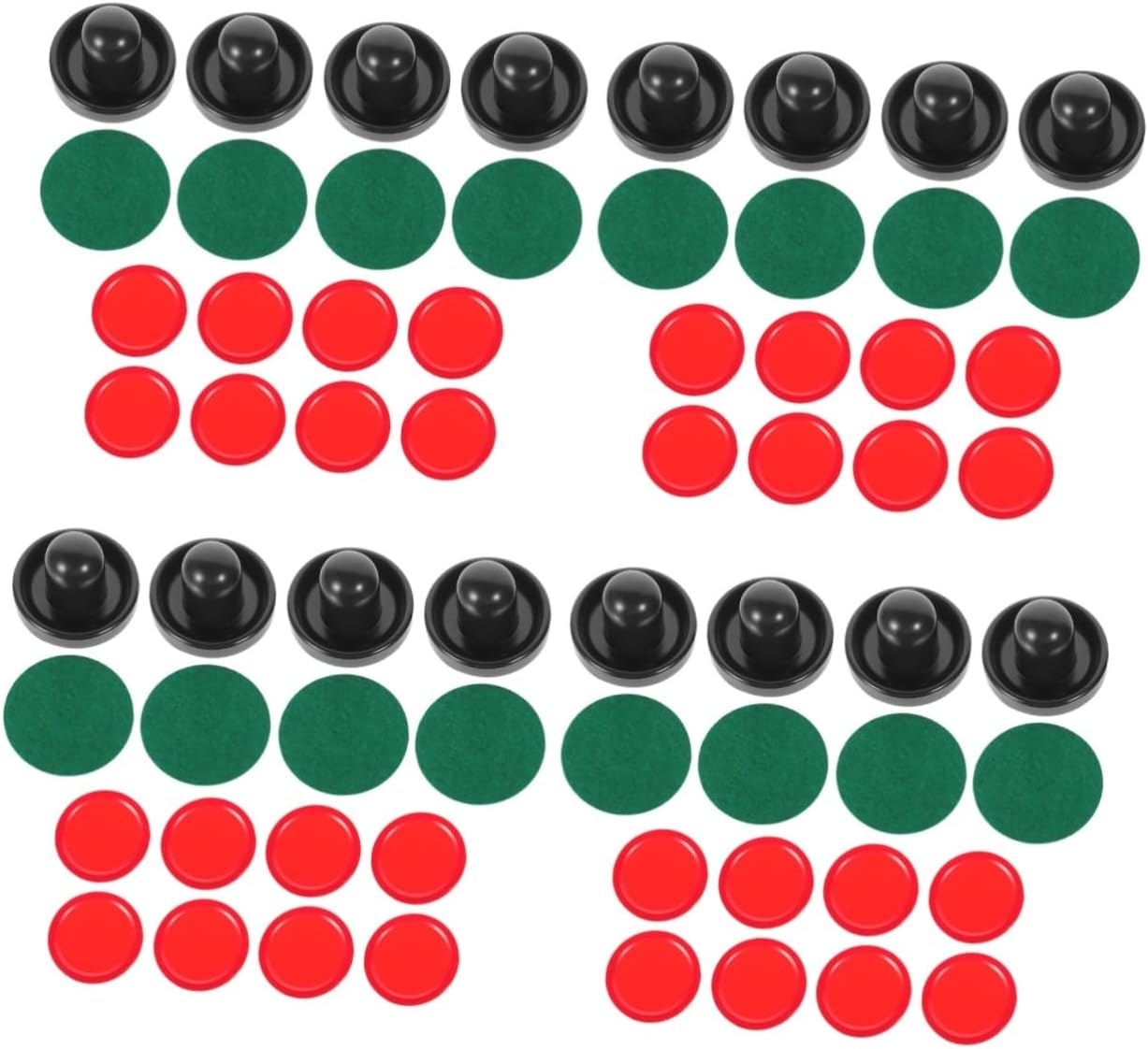 ibasenice Air Hockey Accessories Hockey Pucks Small Ice Hockey Pusher Replacement Ice Hockey Paddles