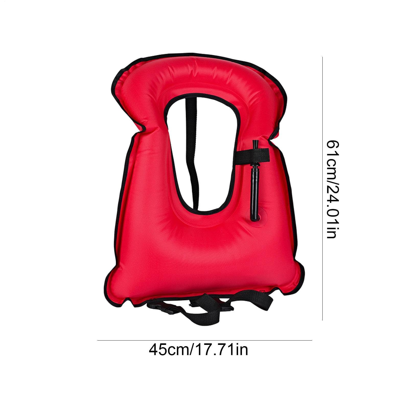 Gilet da snorkeling - Unità abitativa per sintetici gonfiabile e resistente Snorkel Life | per uomini e donne regolabili, forniture per la da diporto, carico massimo, 220 libbre, lib