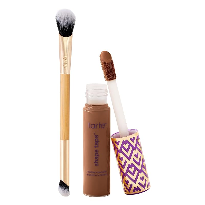 Corretivo shape tape tarte com pincel de dupla ponta
