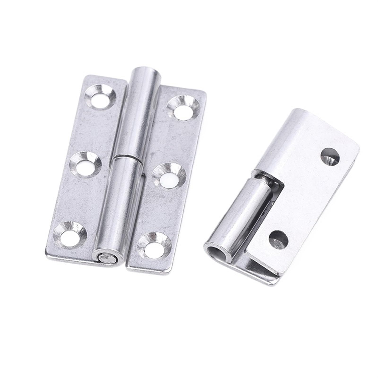 Charnière automatique inox pour réparer une porte d'armoire de cuisine ou meuble marin