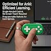 ShanWan Controlador Bluetooth Tamaño Llavero Mini para Switch, Windows, Android, iOS y PS4 (Verde) por ShanWan 6