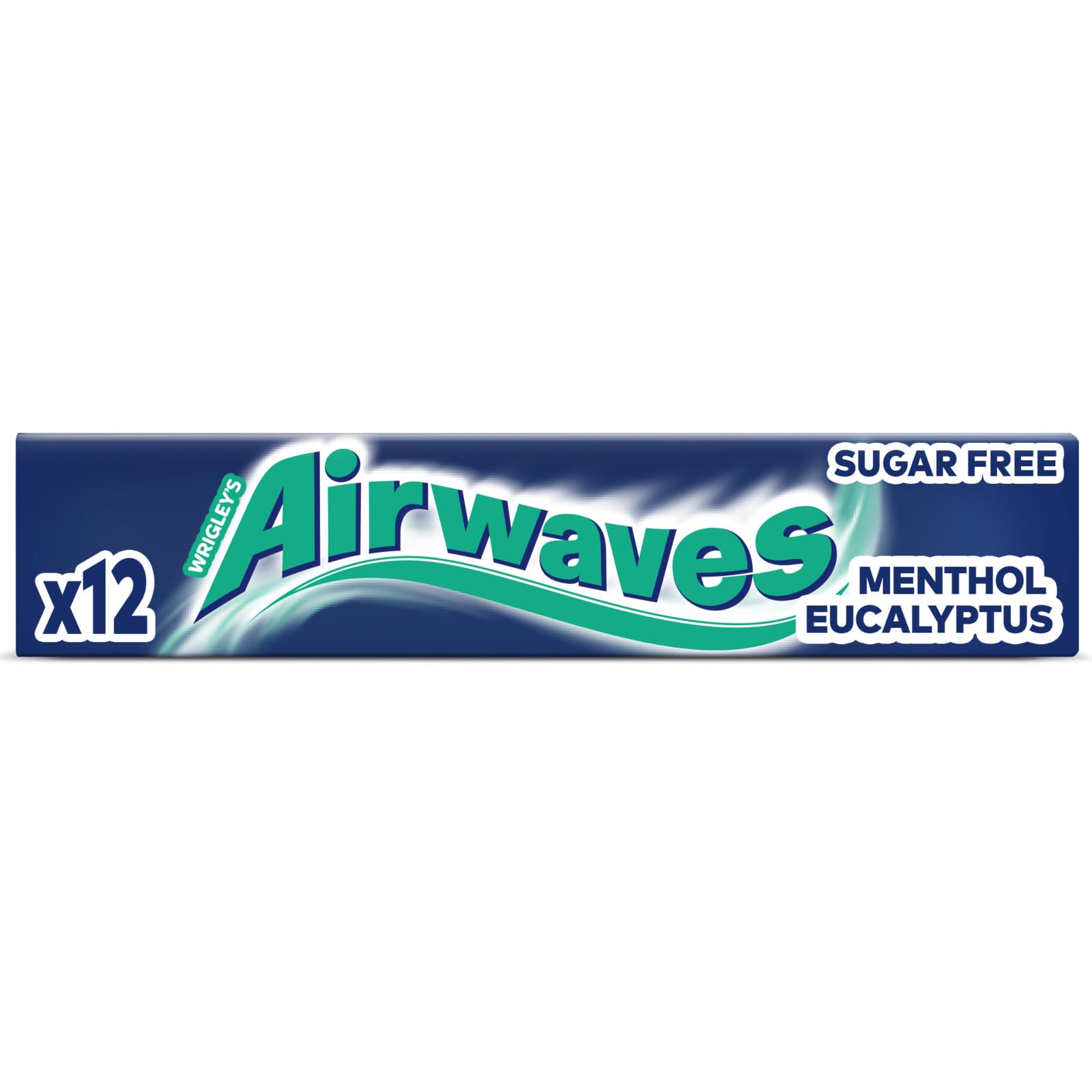 Airwaves Kaugummi Zuckerfrei, Menthol Eukalyptus Gum, 30 x 12 Dragees, Großpackung Chewing Gum, Kaugummi ohne Zucker mit Minz Frische (360 Dragees)