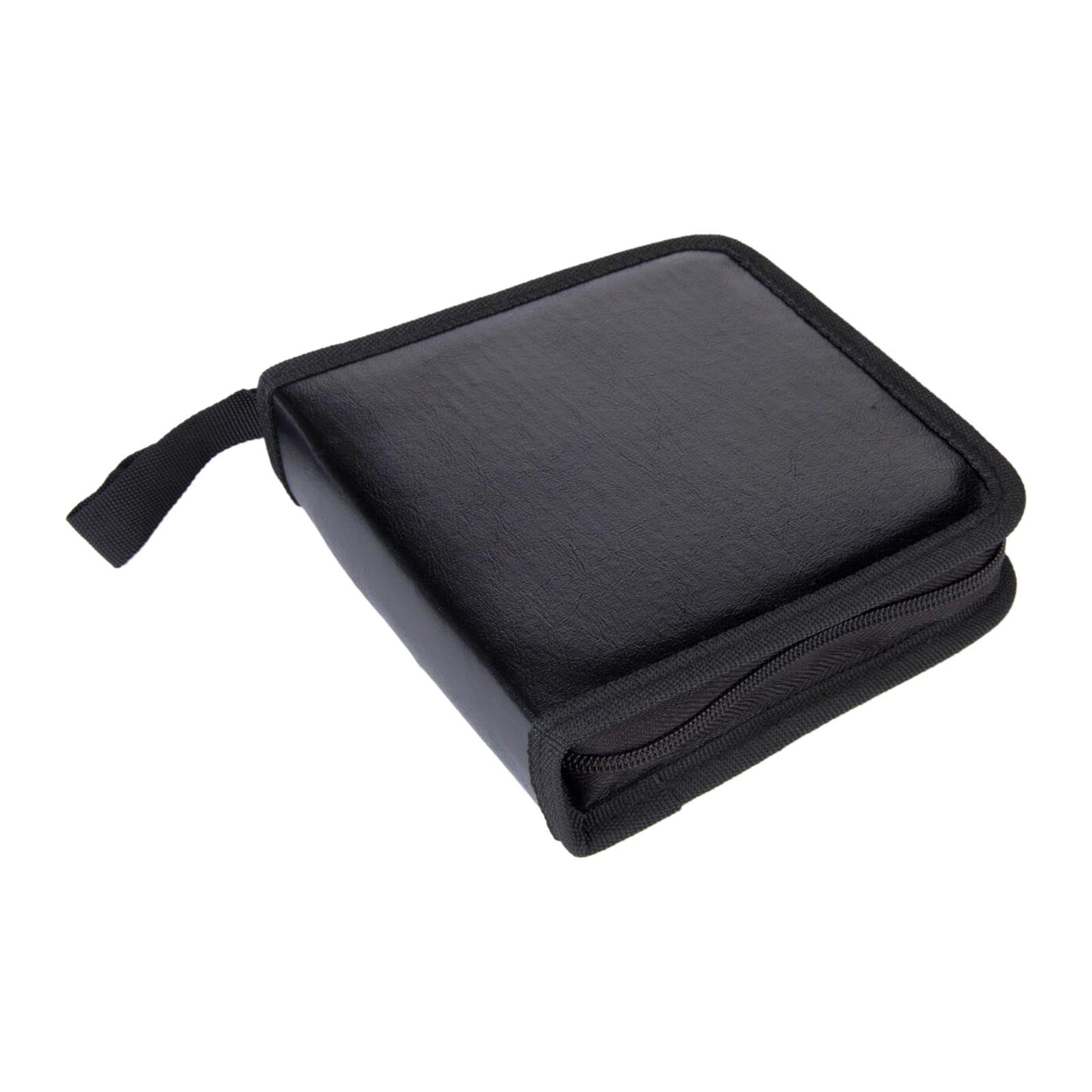 Lot de 10 étuis pour CD/DVD en cuir PU pour voiture, maison et voyage
