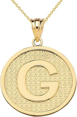 Gold chain with letter g Clearance