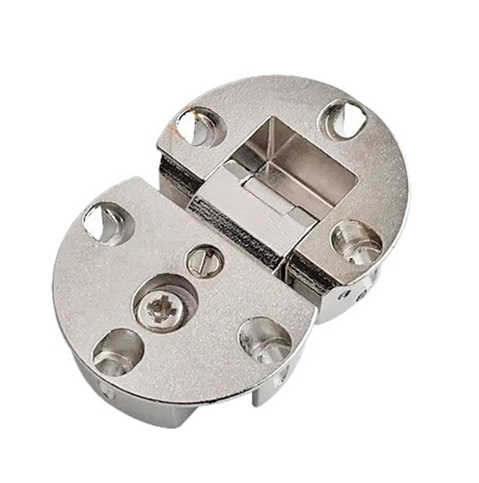 2PCS Furniture Cabinet 180 Degrees Folding Hidden Hinge(Bilateral Hinge)