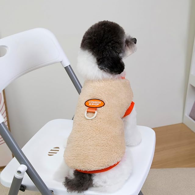 Foto 4 de 8 de Izefia Ropa de Suéter para Perro Suéteres de Lana y Polar con Bucle para Correa Suéter de Invierno Abrigado…
