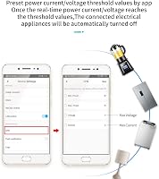 WEBN 63A WiFi Okos Fogyasztásmérő DIN Sín Energiamérő kWh Kapcsoló 9