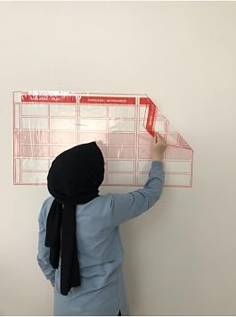 Kanban Planlayıcı Takvim 100x52 cm