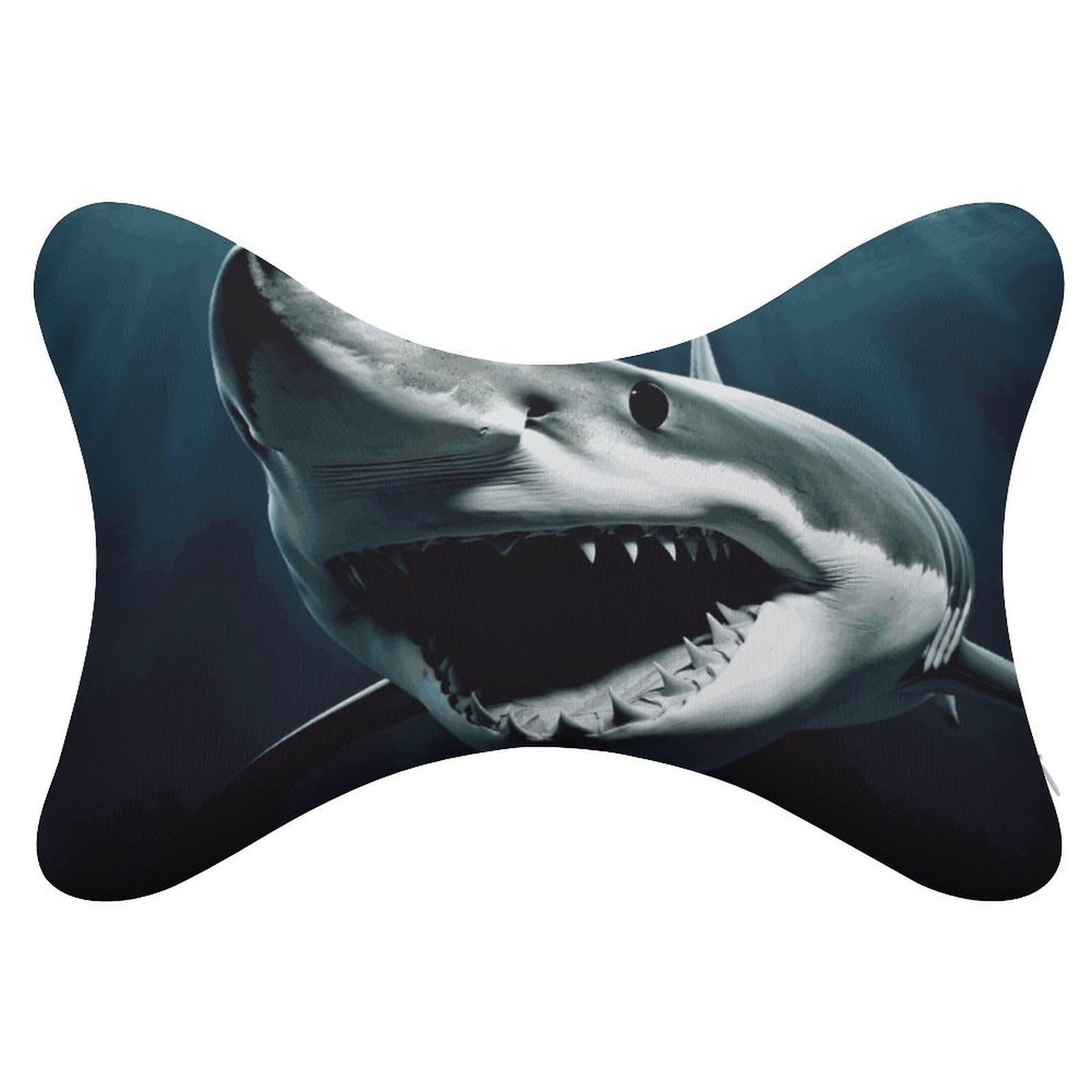 Adfgyerh Style Shark Pillow ，Memory Foam Pillow Core，Cushion,Provide Neck Support，Car Pillows For Travel Car Seats And Home Offices.