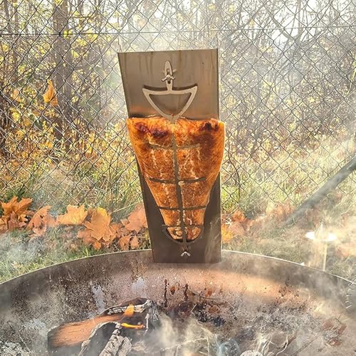 Support à saumon grillade et accessoire barbecue gril lisse - 4