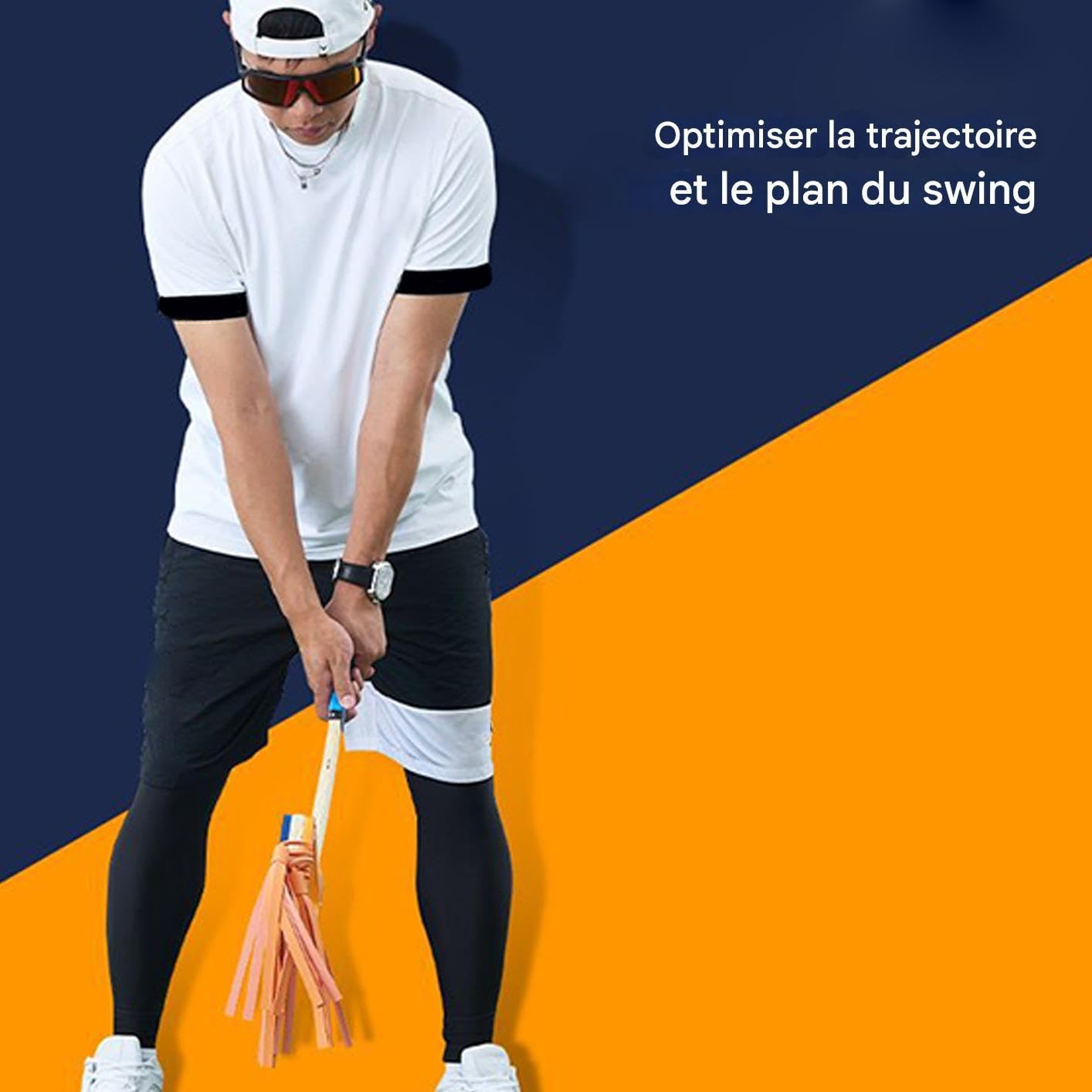 Golf-Schwing-Trainingszubehör | Doppelseitige Swing-Trainer für Innengolf, Korrektor und Balance mit Rückkehr, doppelseitiges Gadget, Putting-Zubehör für Outdoor-Praxis