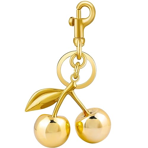 TINKRSTUFF Cherry Bag Charm Cute Key Chains Cherry Purse Charms
