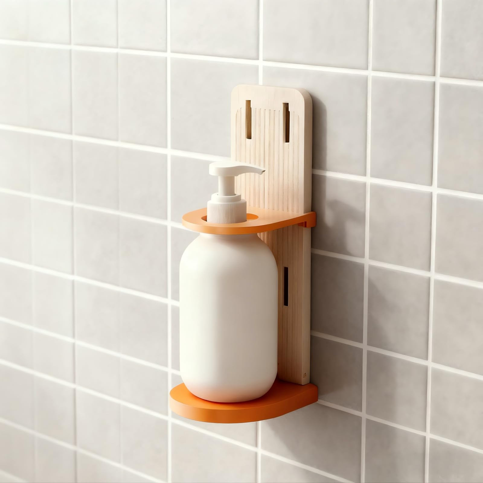 LimxFree Adjustable Shower Caddy Telescopic Foldable Bathroom Organizer No Drilling Wall Mount Storage for Shampoo Body Wash Bottles