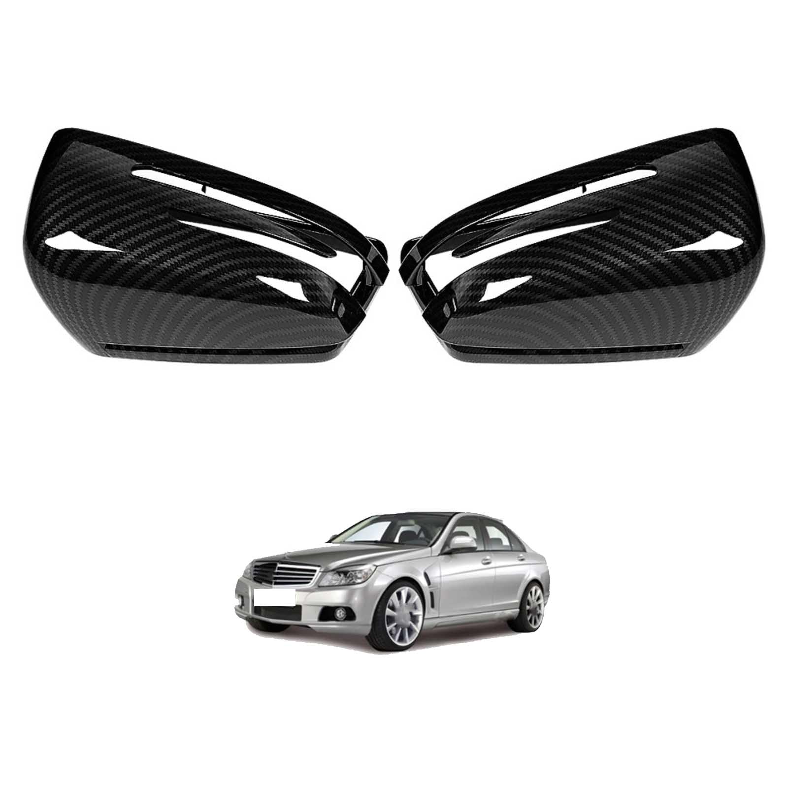 Coque de rétroviseur Mercedes Classe C W204 capuchon ABS gauche droit