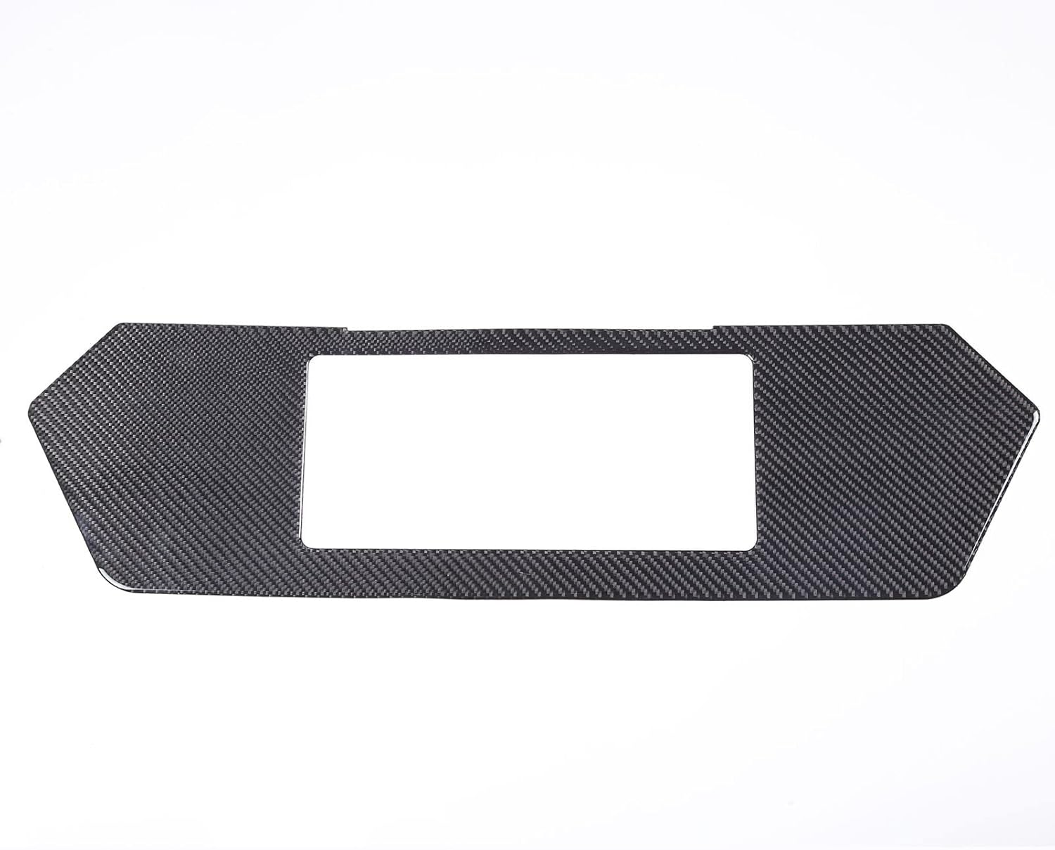 Carbon Fiber License Plate Frame Panel Cover Trim Compatible with Chevrolet Corvette C8 Z06 2020-2025 Licence Plate Accessories (License Plate Frame - Black)