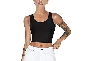 Women Transgender Tomboy FTM Elastic Chest Binder Bra Pullover Tank Top