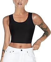 Vista 1 de LODAY Camiseta sin mangas con sujetador elástico para mujer, diseño de Tomboy FTM