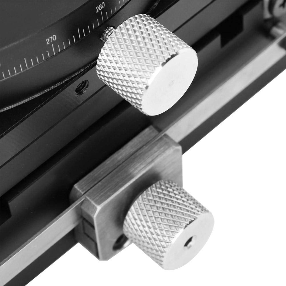 Manueller XYR-Lineartisch mit 3 Achsen, 160 x 160 mm SEMXYR-160 Präzisions-Feinabstimmungsplattform Station für optische Verschiebungsplattform Kreuzführung Optischer Schiebetisch