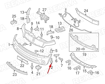 Amazon.com: Rexka 20pcs Bumper Cover Screw Bolt Compatible