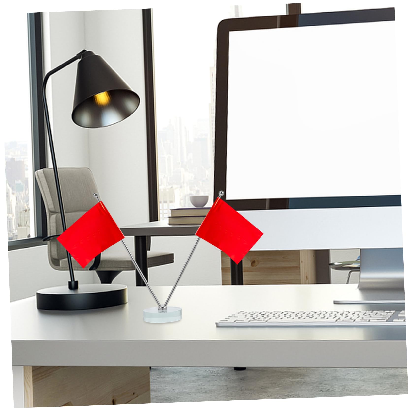 5 Stücke Flagge Für Schreibtisch Edelstahl Büro Flagge Kompakte Für Veranstaltungen