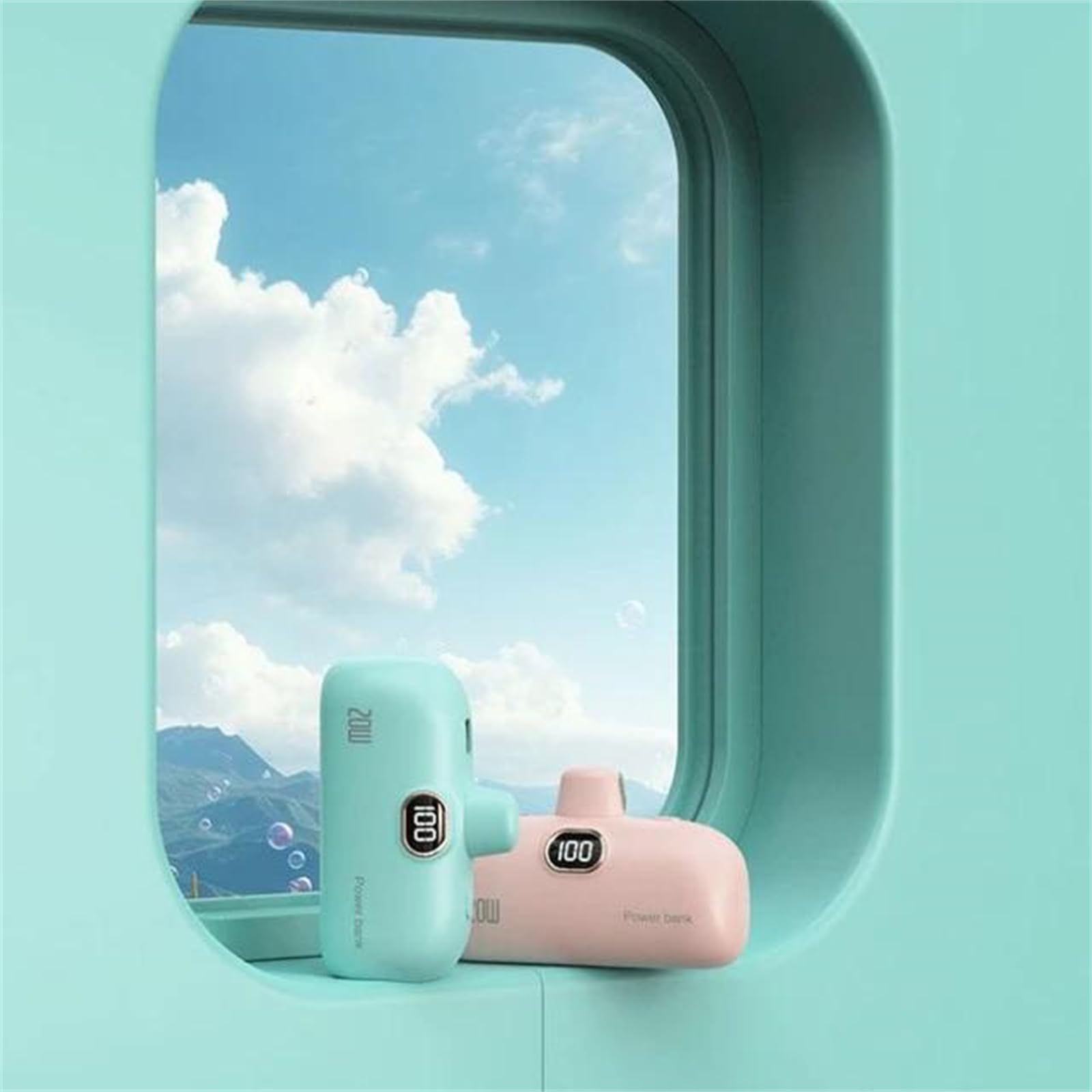Kronabelle Power Bank A Capsula 5000mAh – Compatta, Leggera, Con Ricarica Rapida 20W, USB-C E Certificata