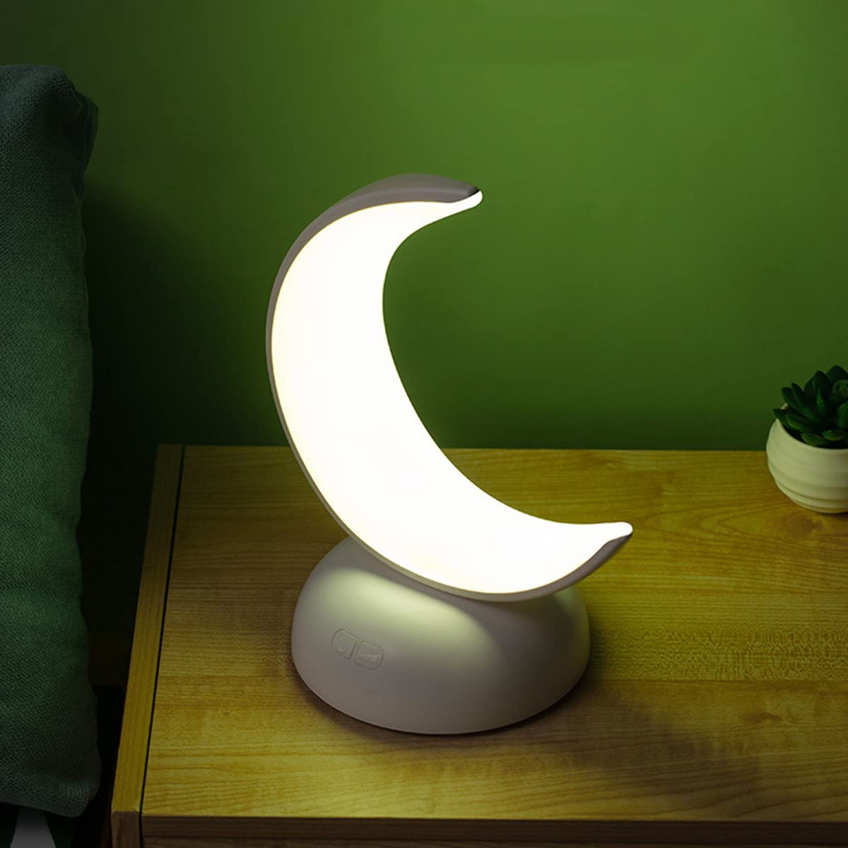 Lampka stołowa LED, lampki nocne do sypialni dla dzieci, księżycowa lampka nocna, ściemnialna, złącze USB typu C, aromaterapeutyczne lampki nocne do pokoju dziecięcego, prezenty, A