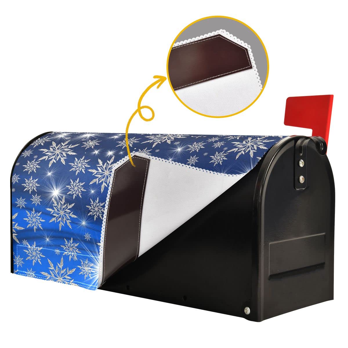 Joyidec Magnetic Mailbox Cover - Waterproof Outdoor Wrap For Standard 21x18 Inch Mailboxes | Seasonal Holiday Decor - View #11