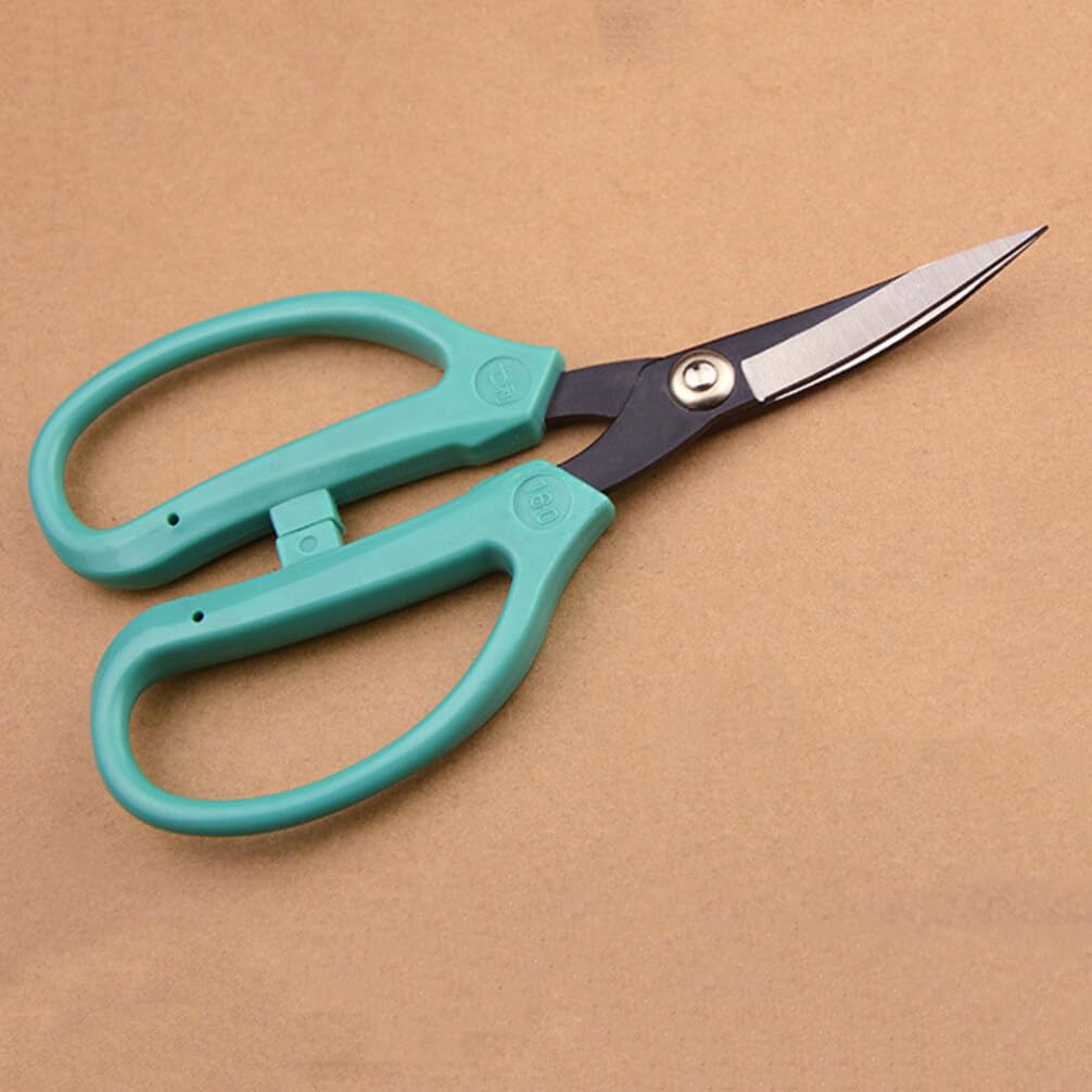 STOBOK Lederschere aus Schneiderschere für Stoff und Gummi Nähwerkzeuge mit Ergonomischem Griff aus Abs-kunststoff