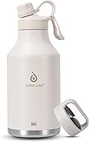Vista 74 de Botella de agua aislada Ideus 12oz, botella de agua aislada de acero inoxidable para la escuela, botellas aisladas con popotes a prueba de fugas