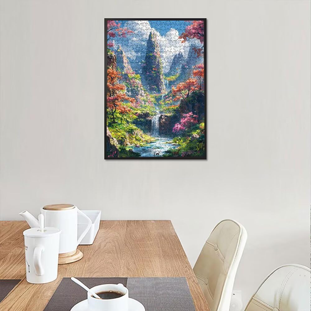 Puzzle 2000 elementów, Dream Forest Puzzle dla dorosłych, klasyczne puzzle, niemożliwe wyzwanie, gra zręcznościowa dla całej rodziny, gra edukacyjna puzzle, dekoracja domu DX0YL4-701