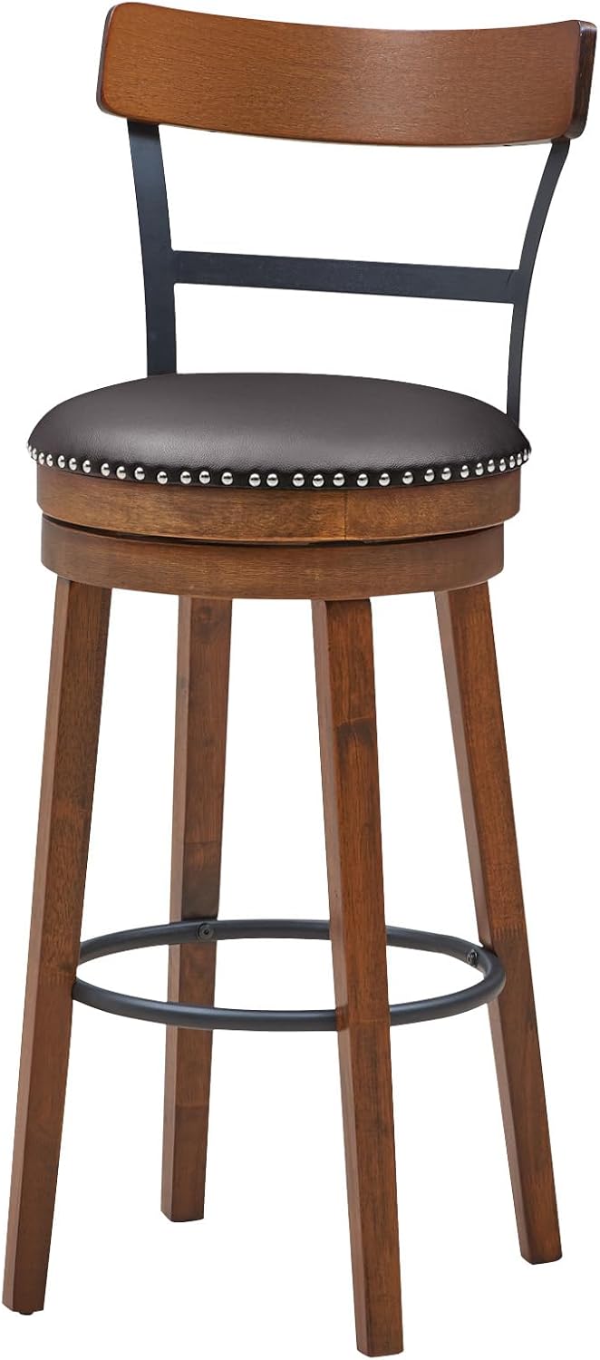 ERGOMASTER Bar Stools Set of 1 Swivel Bar Height Bar Stools