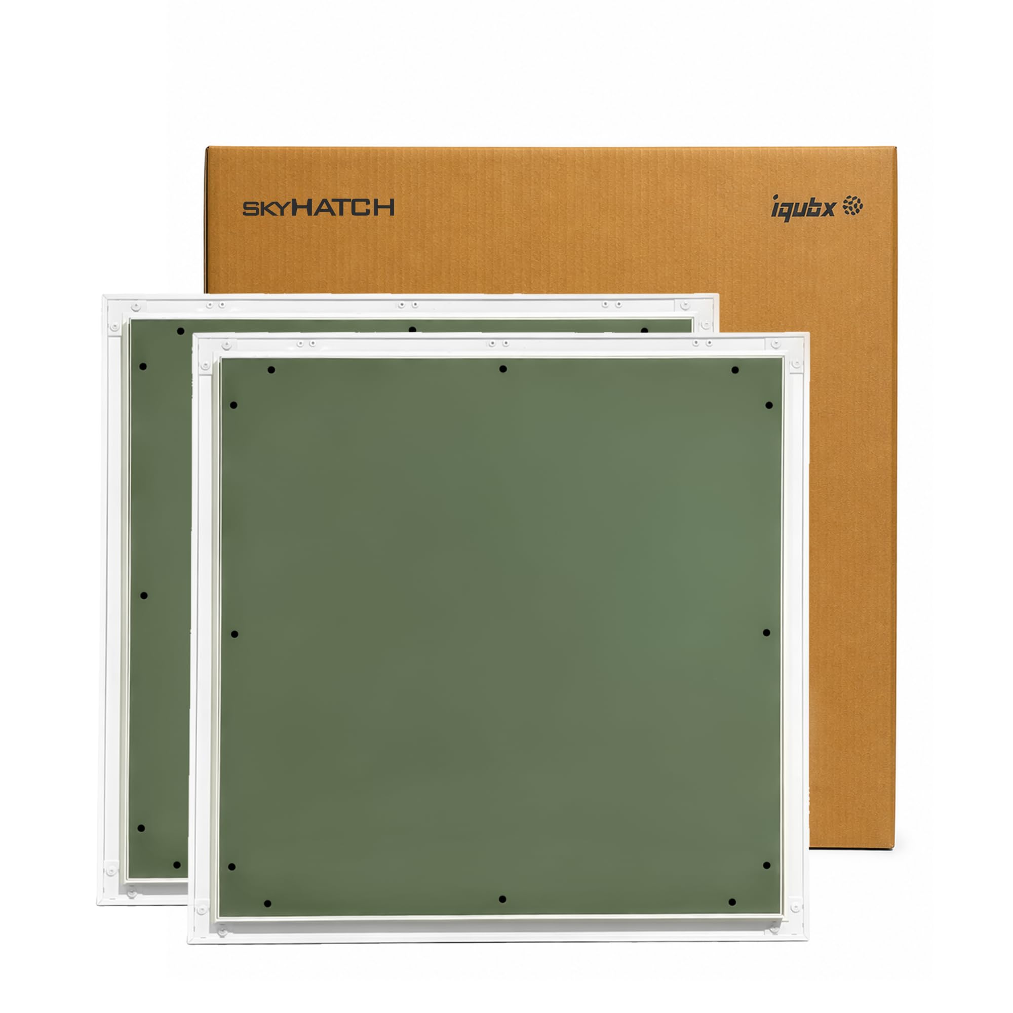 Skyhatch PLANEA Ceiling Trap Door 600x600 mm (CTD26) | Aluminium Frame Access Panel | Push Lock | MR Board Infill | | False Ceiling Access Hatch | IQUBX Products | Pack of 2-image-46