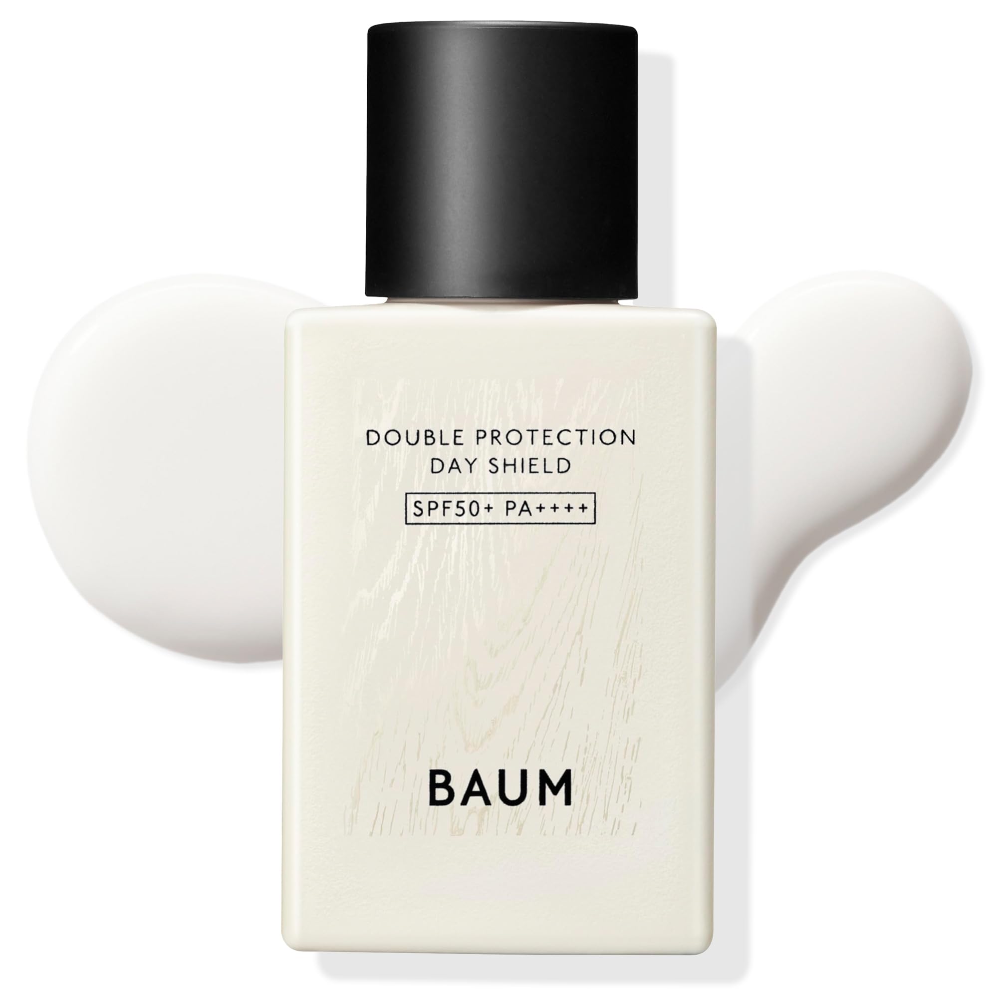 BAUM（バウム） ダブルプロテクション デイシールド n 60mL SPF50+ ・ PA++++ | 日焼け止め | ウッディ の香り | 日中用 紫外線予防 サンケア 森林浴 ユニセックス メンズ ギフト プレゼント 誕生日 | オーガニック 樹木