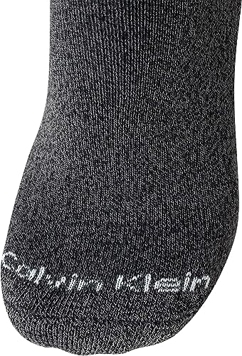 Image of Calvin Klein Mens No Show Socks - 6 Pack Soft Cotton Blend Cushioned Athletic Low Cut Socks for Men for Sports and Running