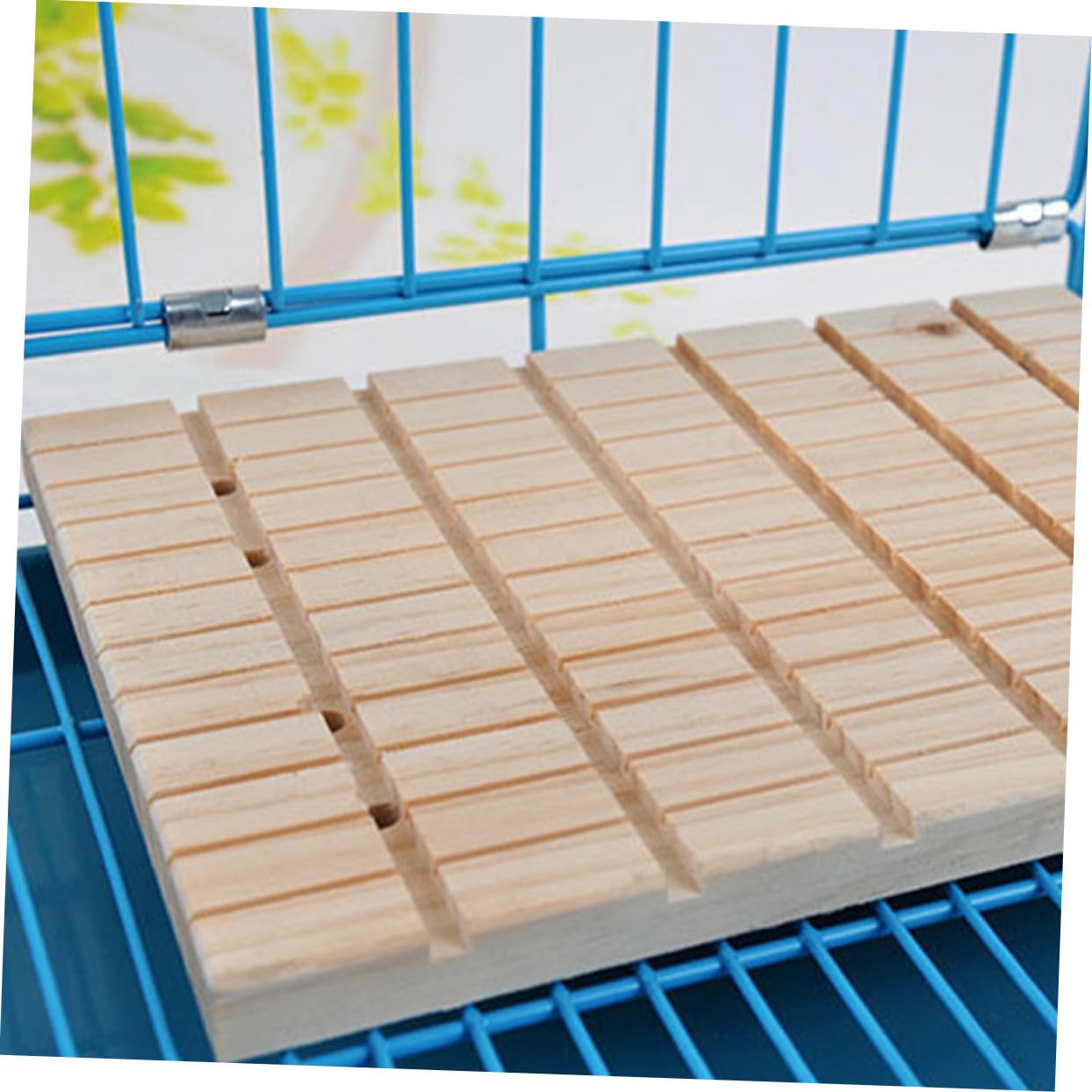 Abaodam Tavola per Macinazione Domestica in Legno 27x20x1,5 Cm per Piccoli Animali, Tiragraffi per Conigli, Furetti e Roditori, Accessorio per Cura Artigli e Gioco